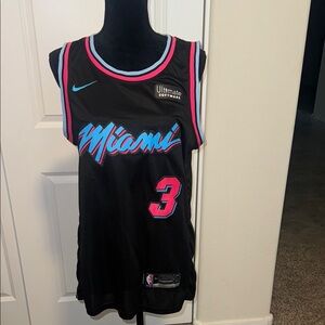 Nike Miami Basketball Jersey Black and Pink